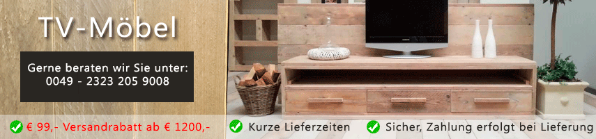 Bauholz TV Möbel