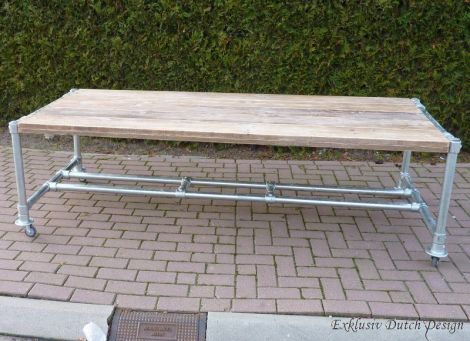 Bauholz Gartentisch Erlangen White Wash Öl