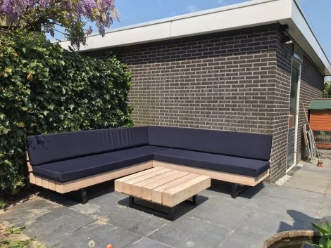 Gartenmöbel aus Dougalsienholz: Lounge Ecksofa Regensburg