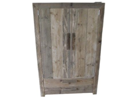 Bauholz Schrank Ausgburg ohne Behandlung