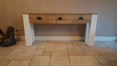 Sideboard Cloppenburg aus Bauholz im Landhaus-Stil