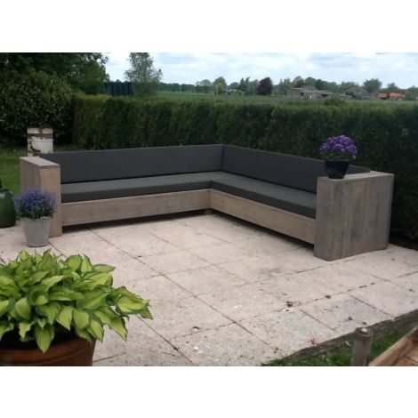 Bauholz Eckbank Garten Von Exklusiv Dutch Design Mit Auflagen
